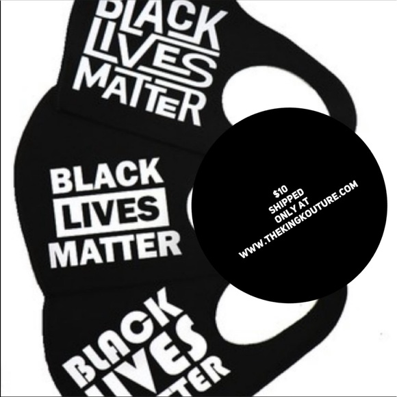 Black Lives Matter Face Mask Face Covering - Picture 2 of 11